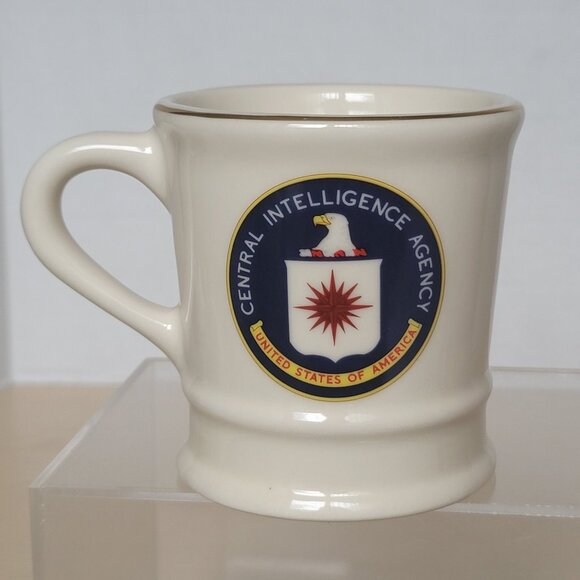 Mil-Art China Co Career Collectibles CIA Central Intelligence Agency Ceramic Mug - Picture 1 of 12